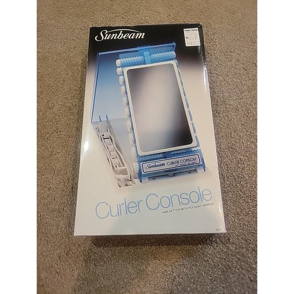 NIB Vintage Sunbeam Curler Console Hair Setter Mirror Electric Roller 62-84 - Picture 1 of 5